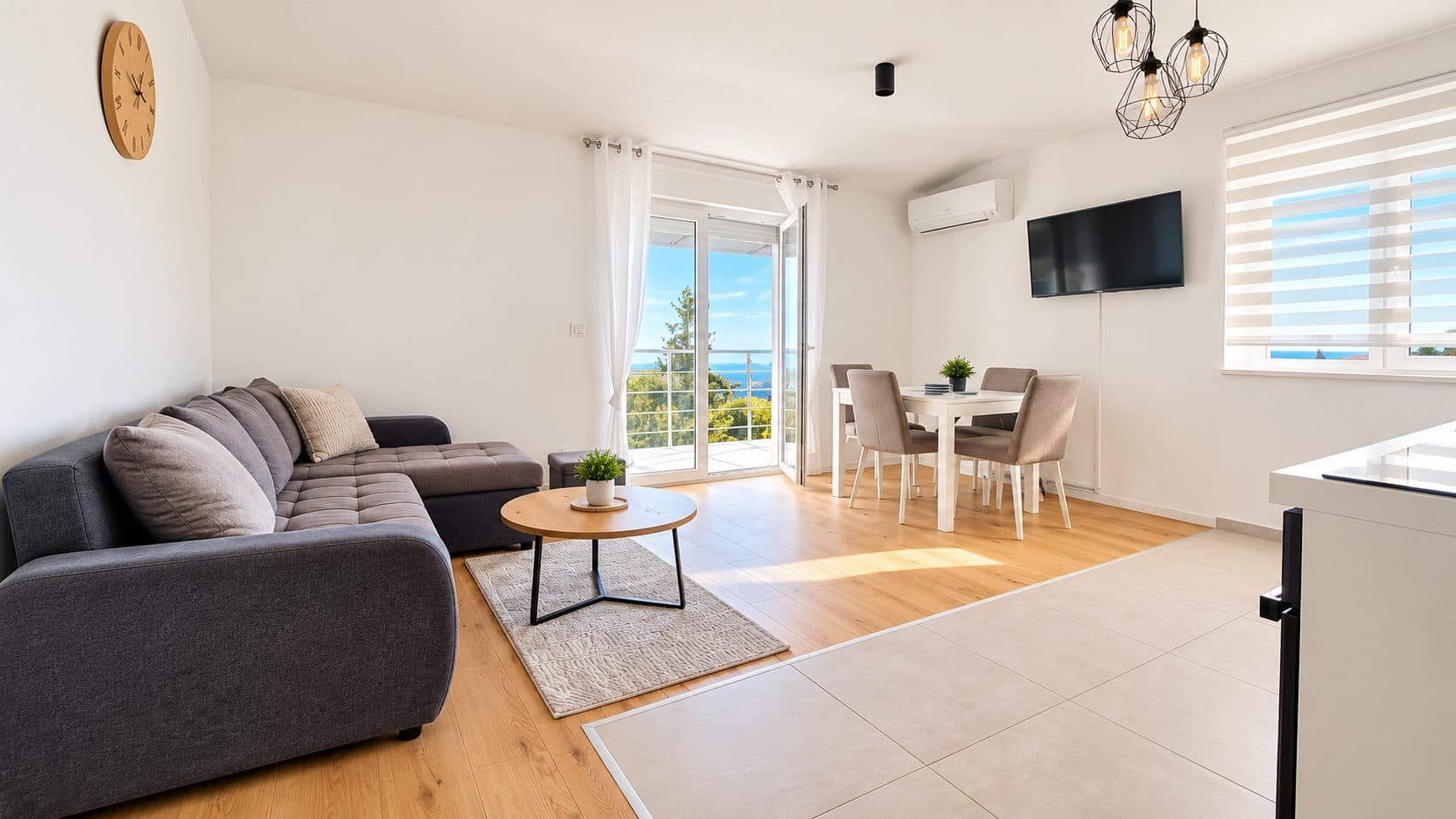 Rijeka, Viškovo, Moderan namješten stan 56 m² s pogledom na more! — photo 3