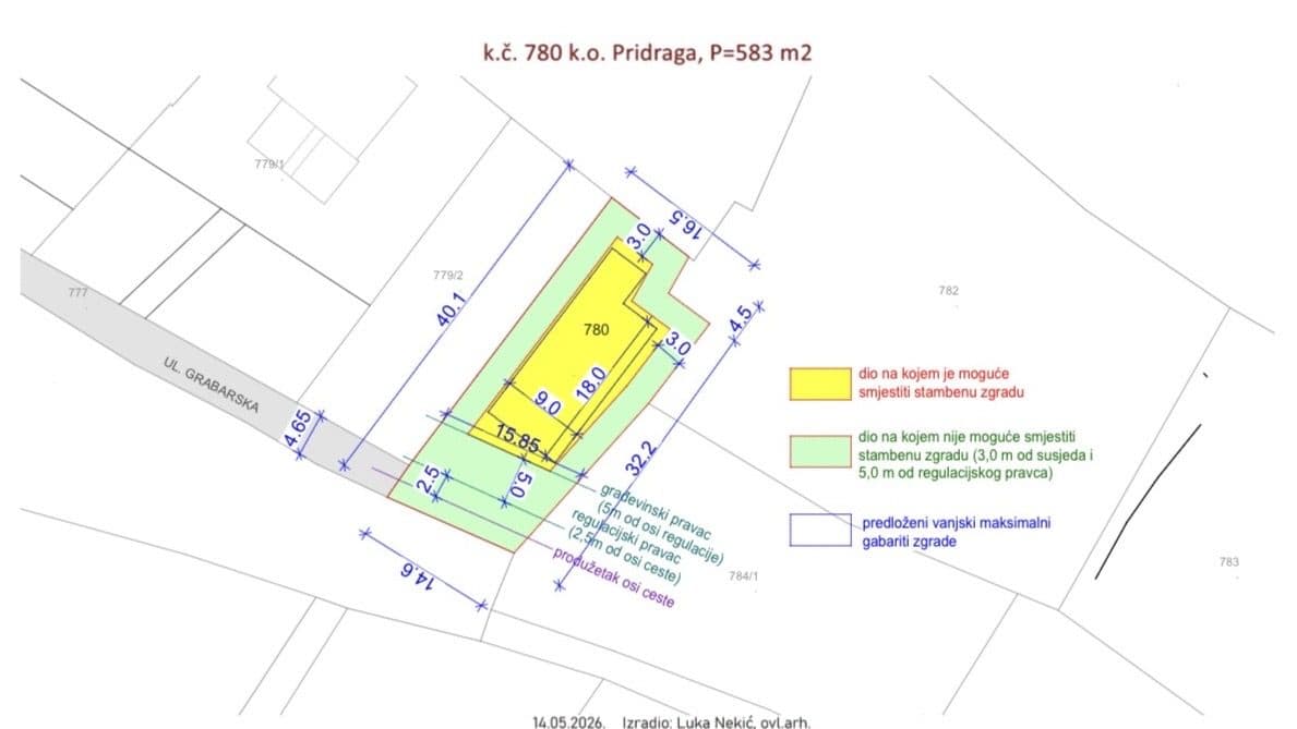 Građevinsko zemljište, Pridraga (Općina Novigrad) – 583 m² — photo 3